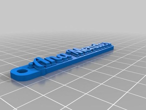 ana mendes Anahtarlık özelleştirilmiş 3d print model - Mito3D