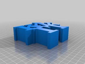 stricken Skulpturen angepasst 3d print model - Mito3D