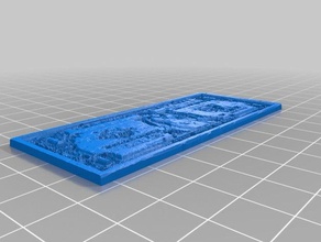 área de teste 3d impressão 3d print model - Mito3D