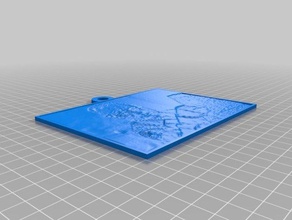 ajan 2d sanat özelleştirilmiş 3d print model - Mito3D
