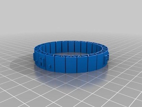 la vapeur bracelet les bracelets personnalisé 3d print model - Mito3D