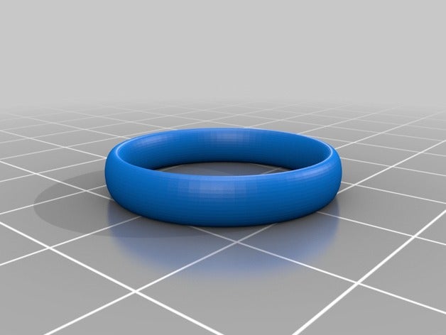 Größe 10 band Ringe angepasst 3D print model - Mito3D