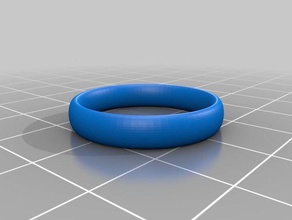 tamaño 10 de la banda los anillos personalizado 3d print model - Mito3D
