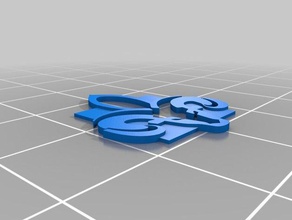 logo op&eacuteration b&eacutelier laser 3d ind&eacutependance du qu&eacutebec printing 3d print model - Mito3D