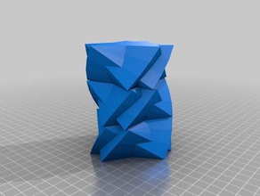 my customized magictwisted polygon vase maker v20 decor 3d print model - Mito3D
