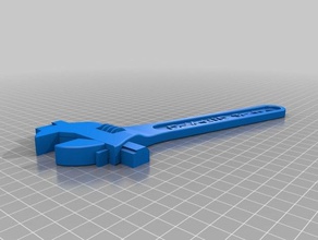 fully assembled customizeable 3d printed wrench v2 hand tools customizable 3d print model - Mito3D