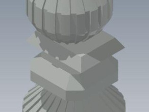 rock de la pila torre los edificios estructuras 3d print model - Mito3D