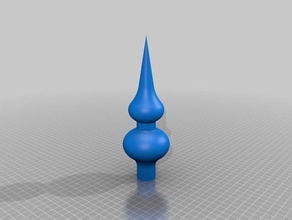 christmas tree topper buildings structures 3d print model - Mito3D