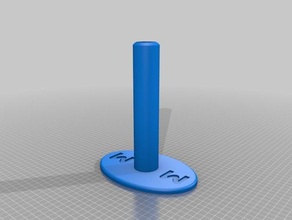 papel higiénico de pie cuarto baño 3d print model - Mito3D