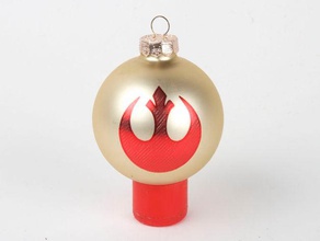 rebel alliance ornament eggbot decor 3d print model - Mito3D
