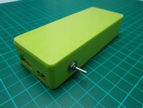 diy do banco poder de 2x 18650 célula eletrônica bateria dupla caixa eletrônico powerbank 3d print model - Mito3D