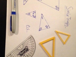 benzer üçgenler Trigonometri sım matematik engineeringproject makeredchallenge mathproject orta okulu buhar kök tvy 3d print model - Mito3D