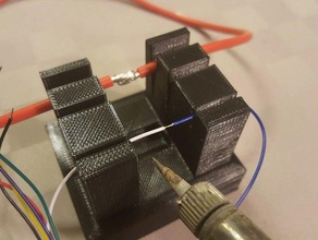 lehim cableholder araçlar kablo tutucu kabloları 3d print model - Mito3D