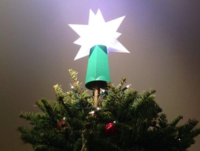 christmas tree topper Stern-Basis Dekor 3d print model - Mito3D