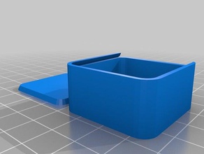 paramétrico de la caja deslizamiento tapa filamentos limpiador herramienta los titulares cuadros personalizado 3d print model - Mito3D
