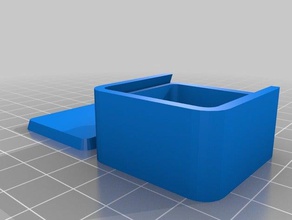 paramétrico de la caja deslizamiento tapa filamentos limpiador herramienta los titulares cuadros personalizado 3d print model - Mito3D