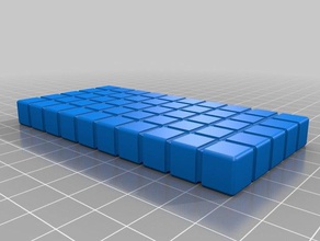 a minha base personalizados 10 cubos matemática 3d print model - Mito3D