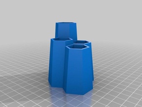 organizador office customized 3d print model - Mito3D