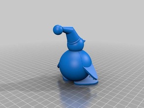 pinguim refazer 3d impressão 3d print model - Mito3D