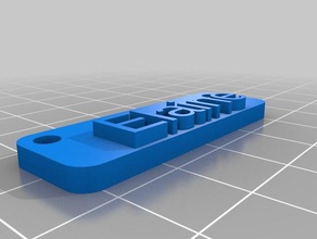 elaine i segni loghi personalizzato 3d print model - Mito3D