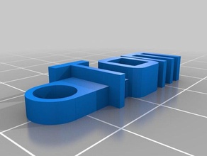 tom organización personalizado 3d print model - Mito3D