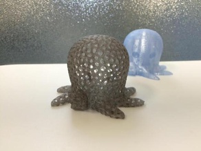 voronoi cute octopus animals 3d print model - Mito3D