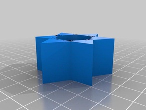 star paper clip-Halter Container 3d print model - Mito3D