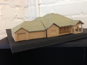 maison de famille des bâtiments structures 3d print model - Mito3D