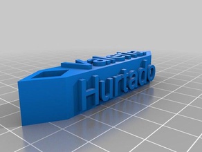 accesorio maleta llaveros personalizado 3d print model - Mito3D