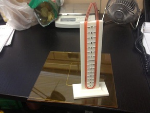 tube manometer tools gauge hobby lab laboratory equipment pressure science 3d print model - Mito3D