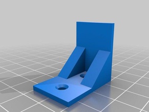 shelf holder screw normal parts 3d print model - Mito3D