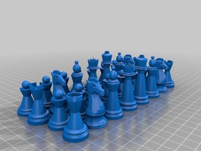 vapore set di scacchi completo 2 3 d stampa 3d print model - Mito3D