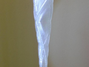 icicle ornament math Kunst Weihnachten christmas 3d print model - Mito3D