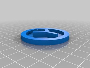 moule pendentif peace love keychains 3d print model - Mito3D
