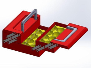 mini-toolbox Schokolade Halter Inhaber - Boxen container 3d print model - Mito3D