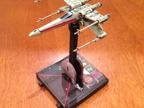 x-wing game base toy accessories star wars miniatures 3d print model - Mito3D