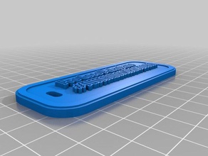 portachiavi palagiano ordine keychains customized 3d print model - Mito3D
