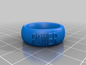 power ring fashion customized 3d print model - Mito3D