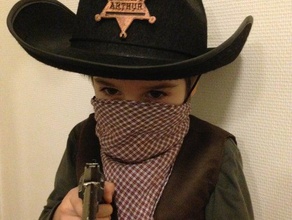 el sheriff de la estrella juguete juego accesorios 3d print model - Mito3D