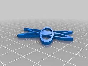 atom süs 3d baskı Noel bilim 3d print model - Mito3D