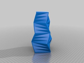 square vase customizer math art customized 3d print model - Mito3D
