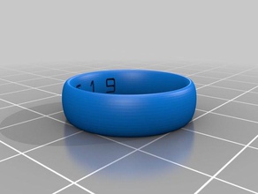 t19 power ring 8 rings customized 3d print model - Mito3D
