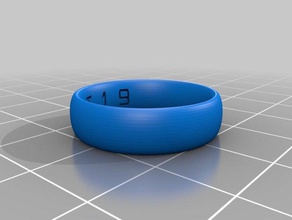 t19 power ring 9 rings customized 3d print model - Mito3D