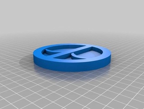 deadpool logo accessori makeredchallenge 3d print model - Mito3D