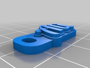 ali de porte-clés personnalisé 3d print model - Mito3D