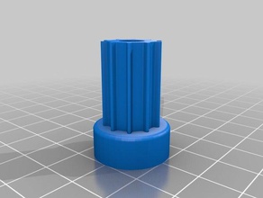 my customized parametric pulley lots tooth profiles 3d printer parts 3d print model - Mito3D