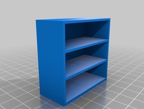dollhouse bookcase toy game accessories 3d print model - Mito3D