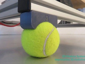 scalaire balle de tennis amortisseur pieds 3d l'imprimante accessoires des systèmes modulaires antivibration anti-vibrations anti-vibrateur xl atténuation vibrations 3d print model - Mito3D