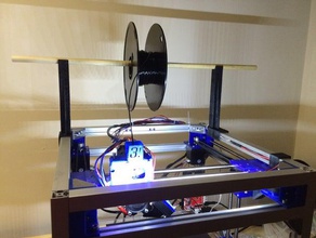 soporte de bobina 3up la impresora 3d accesorios 3d print model - Mito3D