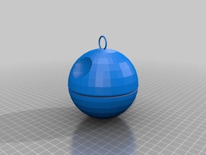 death star ornament simple other 3d print model - Mito3D